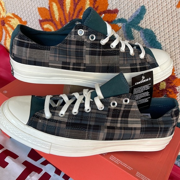 Converse 166852C
CHUCK 70 OX 
BLACK/FADED SPRUCE
Men’s sneakers - athletic shoes - Picture 11 of 16